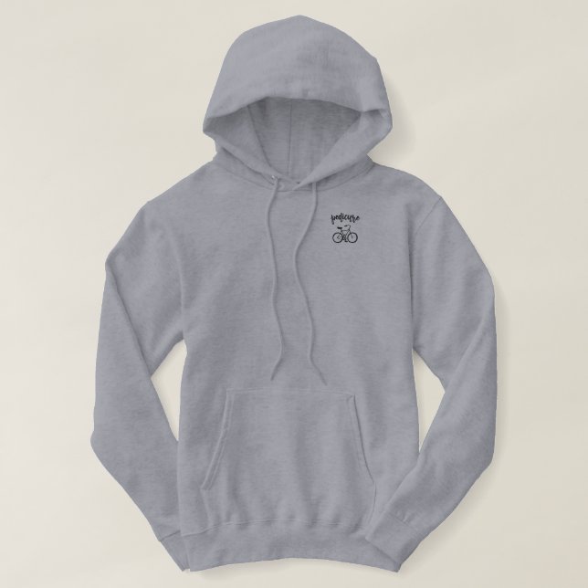Veste À Capuche Pédicure & Cyclisme sur route à capuche (Design devant)