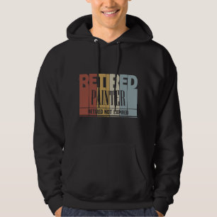 Veste À Capuche Peintre retraité Cadeau de retraite Vintage non ex