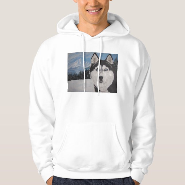 Veste À Capuche Peinture enrouée (Devant)