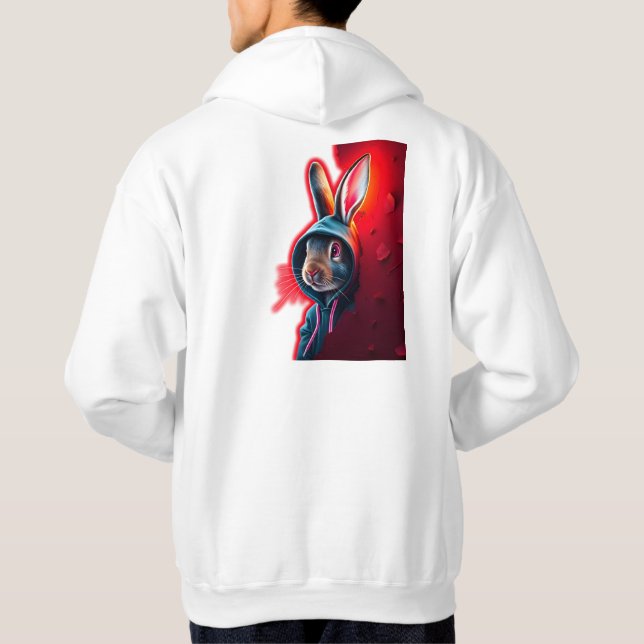 Veste À Capuche Pékin avec les lapins Kash (Dos)