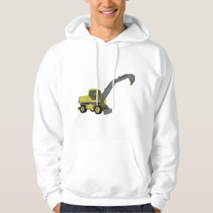 Veste À Capuche Pelle Excavatrice Jaune Engins de Construction