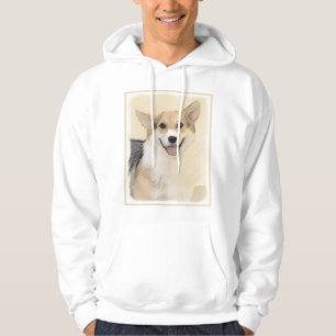 Veste À Capuche Pembroke Welsh Corgi Peinture - Art Chien original