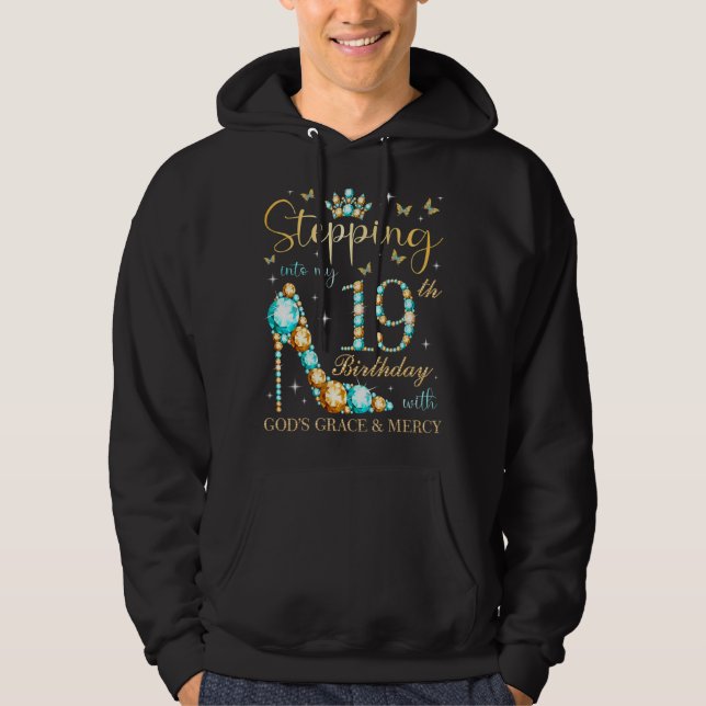 Veste À Capuche Pénétrer dans mon 19e anniversaire avec la grâce d (Devant)