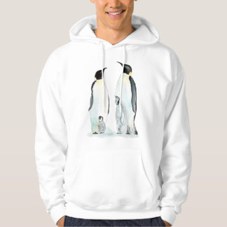 Veste À Capuche Penguin Famille Deux Enfants Pingouin