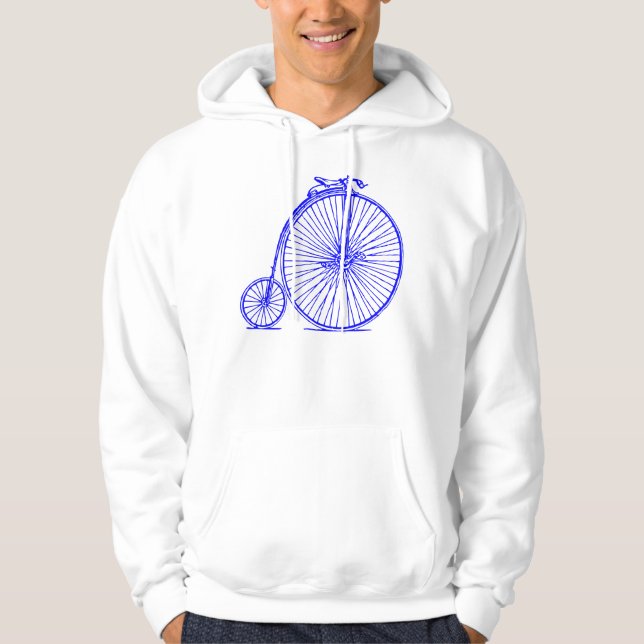 Veste À Capuche Penny Farthing - Bleu (Devant)
