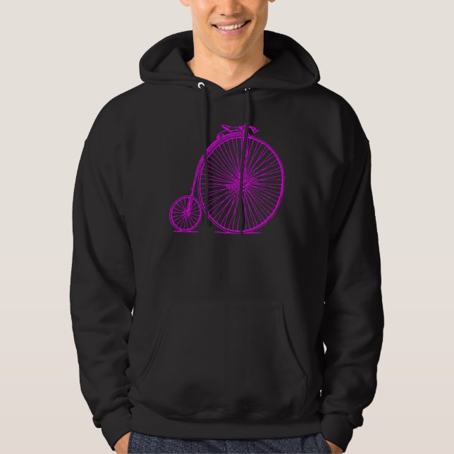 Veste À Capuche Penny Farthing - Magenta (Devant)