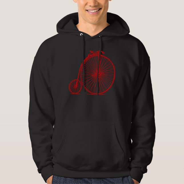 Veste À Capuche Penny Farthing - Rouge (Devant)