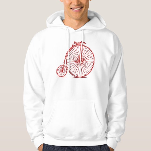 Veste À Capuche Penny Farthing - Ruby Red (Devant)
