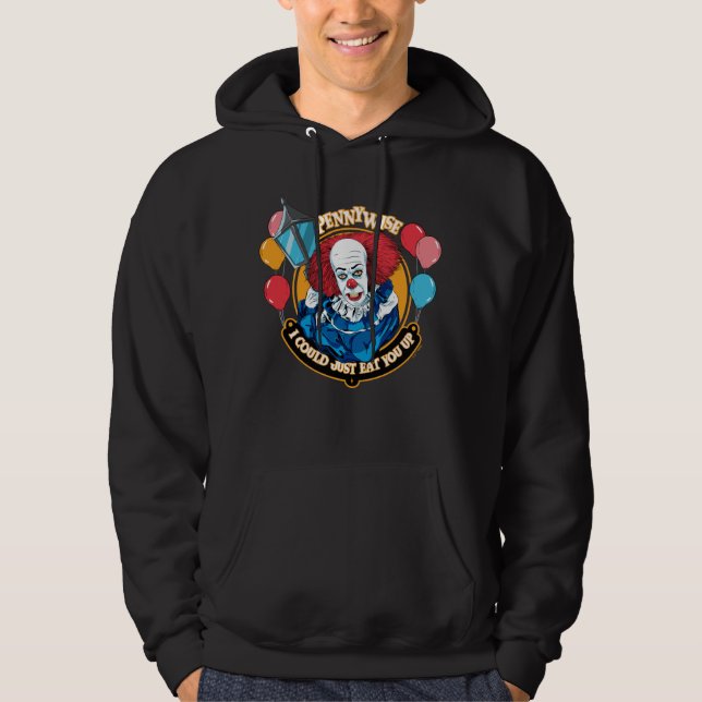Veste À Capuche Pennywise Classique - Je Pourrais Juste Te Dévorer (Devant)