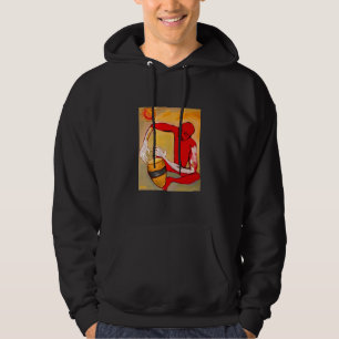 Veste À Capuche percussionniste rouge