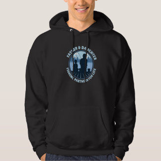 Veste À Capuche Père et fille pêchant ensemble Partenaires pour la