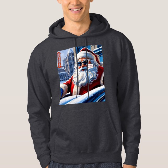 Veste À Capuche Père Noël de Motor City (Devant)