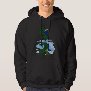 Veste À Capuche Perroquet et dragon Réflexion I Pionus recouvert d