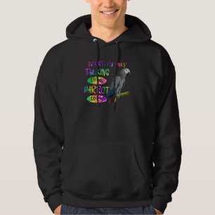 Veste À Capuche Perroquet Gris ne parlant qu'à mon Perroquet aujou