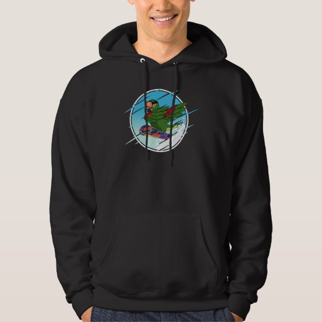 Veste À Capuche Perroquet planchiste Dabbing I Macaw de Hahn (Devant)