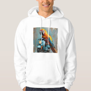 Veste À Capuche Perroquet sur moto