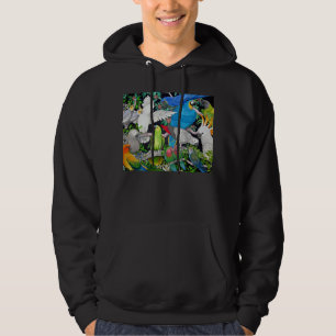 Veste À Capuche Perroquets du sweatshirt à capuchon du monde