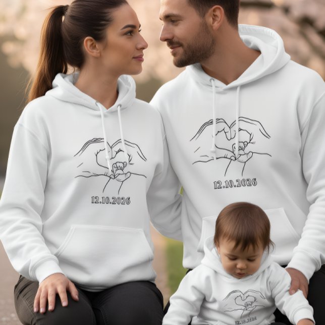 Veste À Capuche Personalized Family Hoodie (Créateur téléchargé)