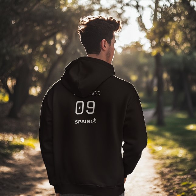 Veste À Capuche Personalized Spain National Soccer Professional  (Créateur téléchargé)