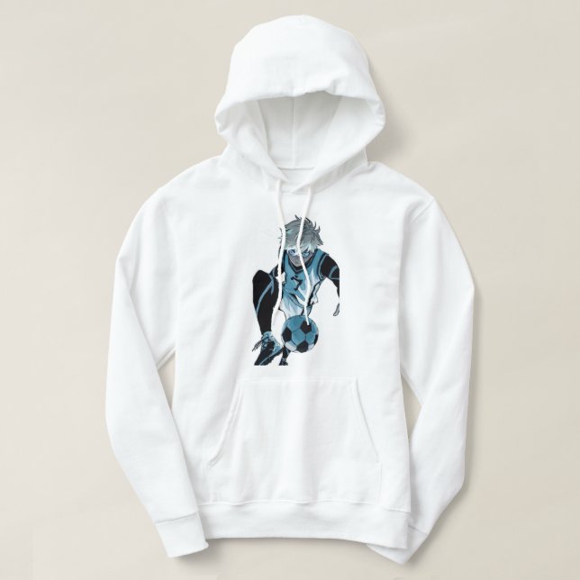 Veste À Capuche personnage d'anime de cadenas bleu (Design devant)