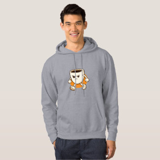 Veste À Capuche Personnage de Tasse de Café Drôle