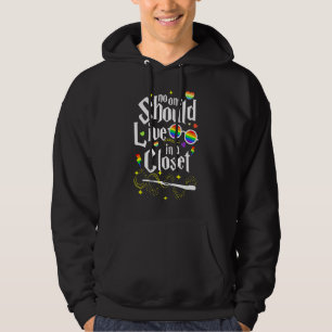 Veste À Capuche Personne Ne Devrait Vivre Dans Un Closet Lgbt Gay