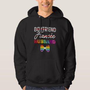 Veste À Capuche Petit ami Fiancé Marié Mariage gay Marié LGBTQ