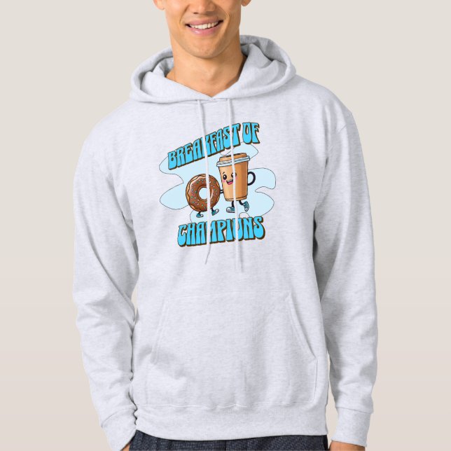 Veste À Capuche Petit déjeuner de Champions (Devant)