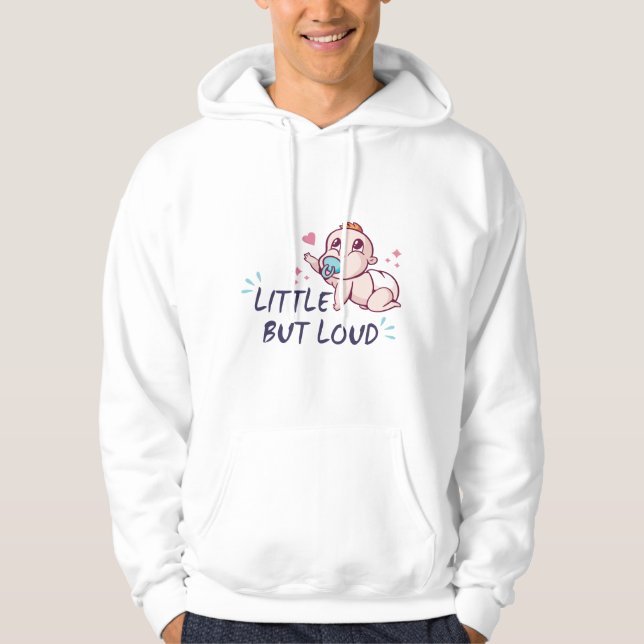 Veste À Capuche Petit mais bruyant (Devant)