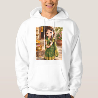 Veste À Capuche Petite Grâce en vert