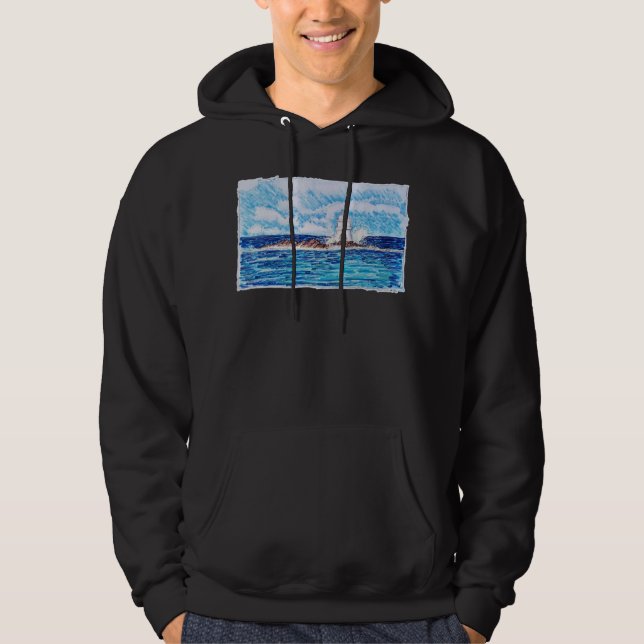 Veste À Capuche Phare en bleu (Devant)