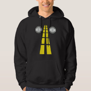 Veste À Capuche Phares de cerf avec marquages routiers Costume de
