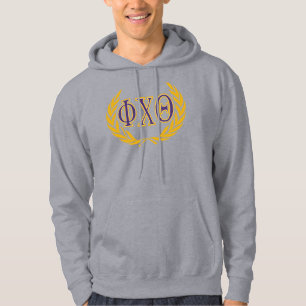 Veste À Capuche Phi Chi Theta Grecques avec Couronne