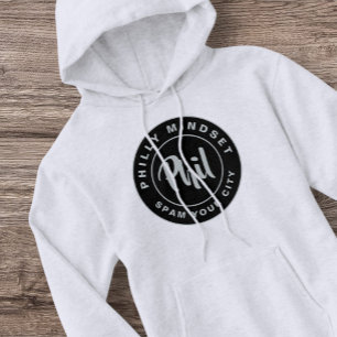 Veste À Capuche Philadelphie Fraternité Culture City Valley Retro