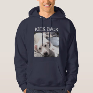 Veste À Capuche Photo de chien mignon qui se détend avec la patte