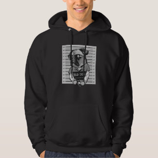 Veste À Capuche Photo d'identité judiciaire de chien carlin crimin