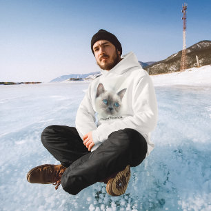 Veste À Capuche Photo personnalisée et nom Custom Hommes's mignon