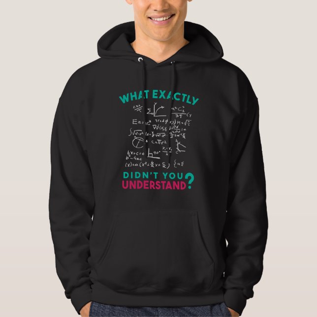 Veste À Capuche Physique Math Formule Plaisanterie (Devant)