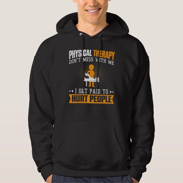 Veste À Capuche Physothérapie Pt physiothérapeute Assistant (Devant)