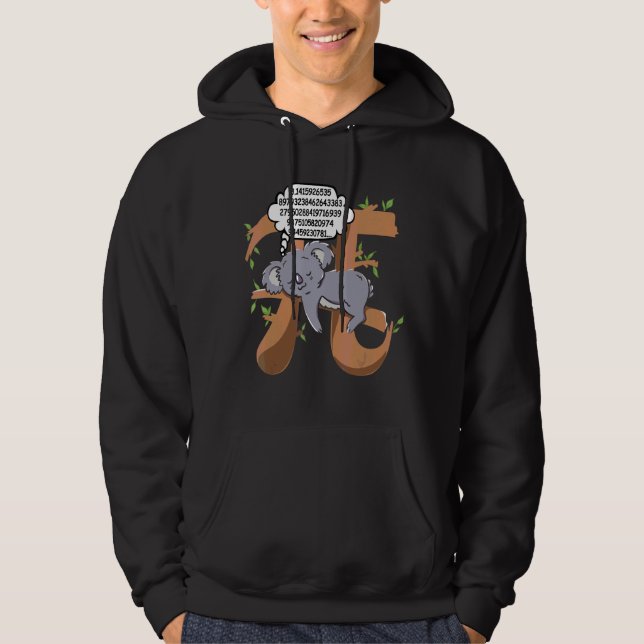 Veste À Capuche Pi Math 3 14 Numéro Symbole Math Enseignant (Devant)