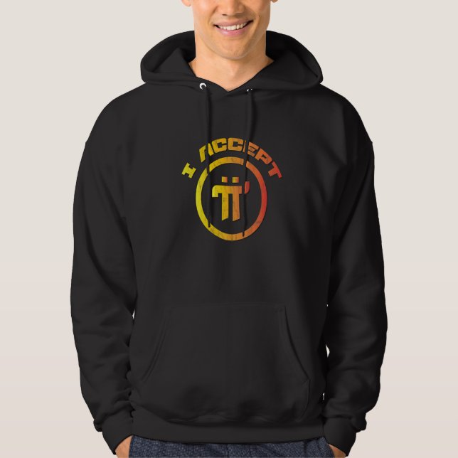 Veste À Capuche Pi Network Pioneer Cryptocurrency Crypto I (Devant)