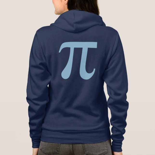 Veste À Capuche Pi / nom personnalisé Cutie Pi (Dos)