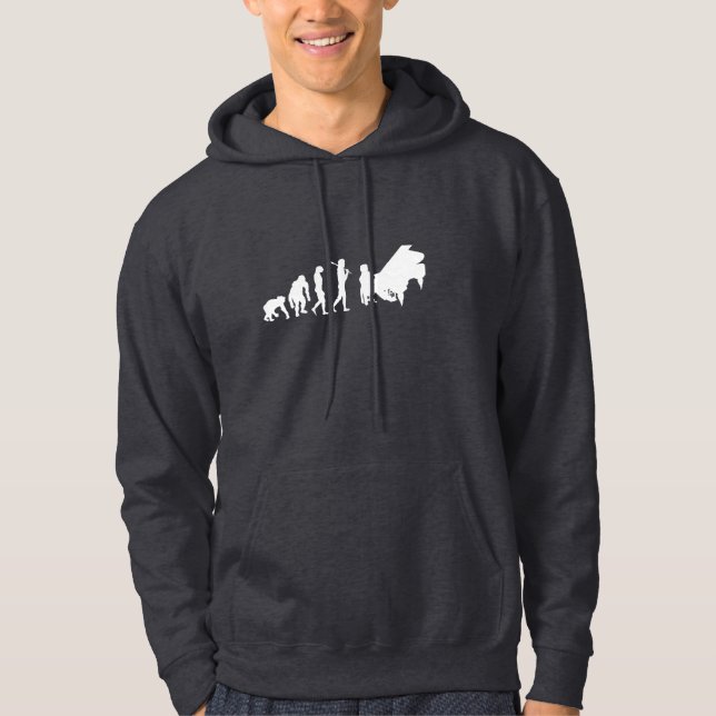 Veste À Capuche Pianistes - cadeau de piano à queue/piano quart de (Devant)