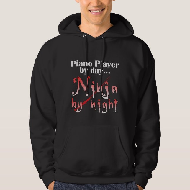 Veste À Capuche Piano Player Ninja (Devant)