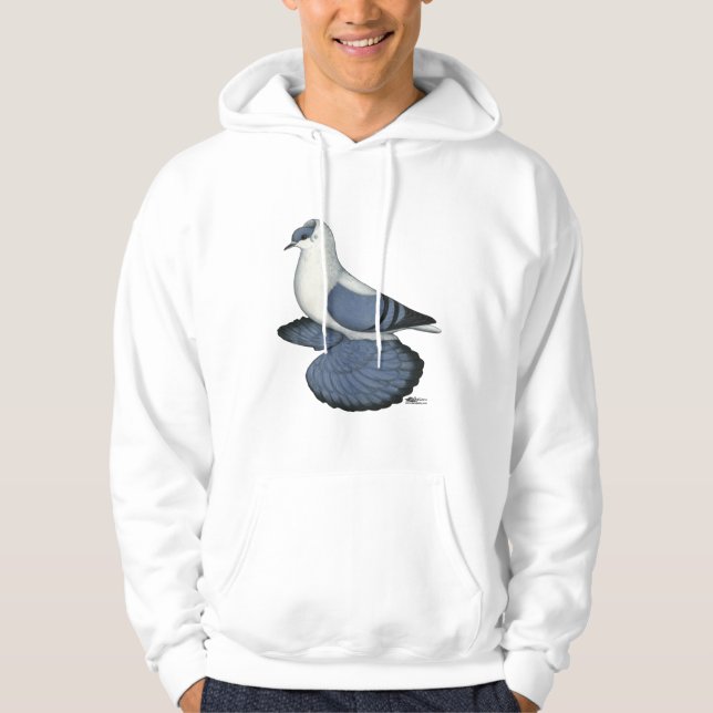 Veste À Capuche Pigeon hirondelle bleu (Devant)