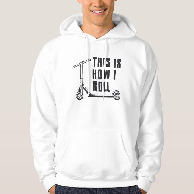 Veste À Capuche Pilote De Scooter C'Est Comme Ça Que Je Roule Stun (Devant)