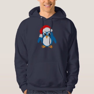 Veste À Capuche Pingouin mignon avec le casquette de Père Noël de