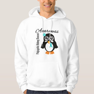 Veste À Capuche Pingouin Polycystic de conscience de maladie