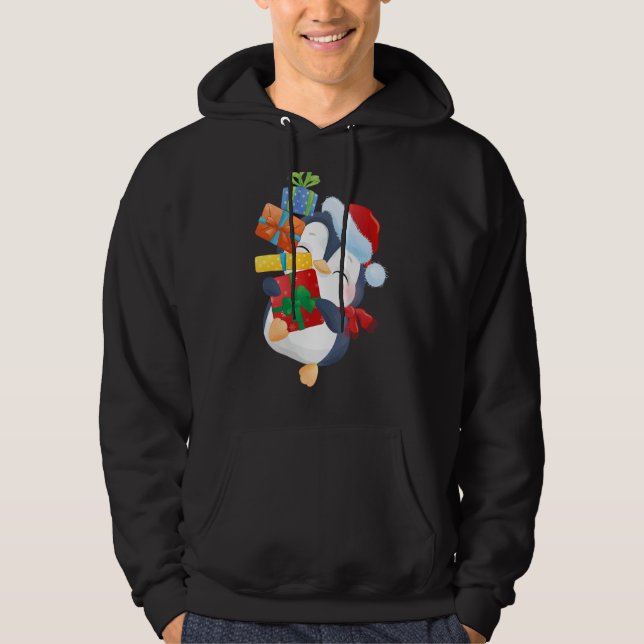 Veste À Capuche Pingouin sucré (Devant)