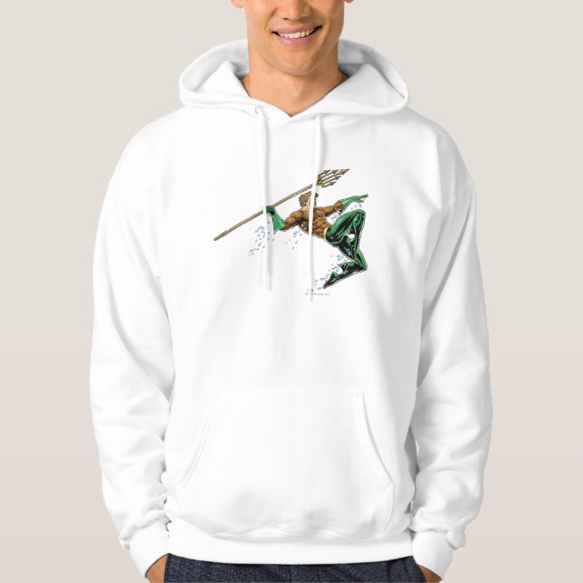 Veste À Capuche Pique-nique Aquaman avec Spear (Devant)